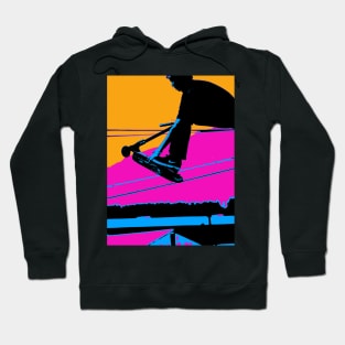 High Flying Tail-Grab - Scooter Rider Hoodie